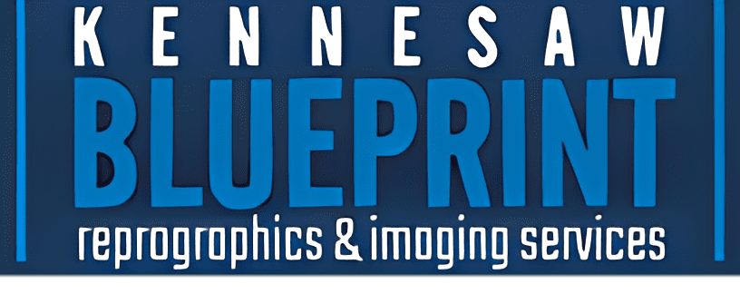 Kennesaw Blueprint reprographics and imaging logo