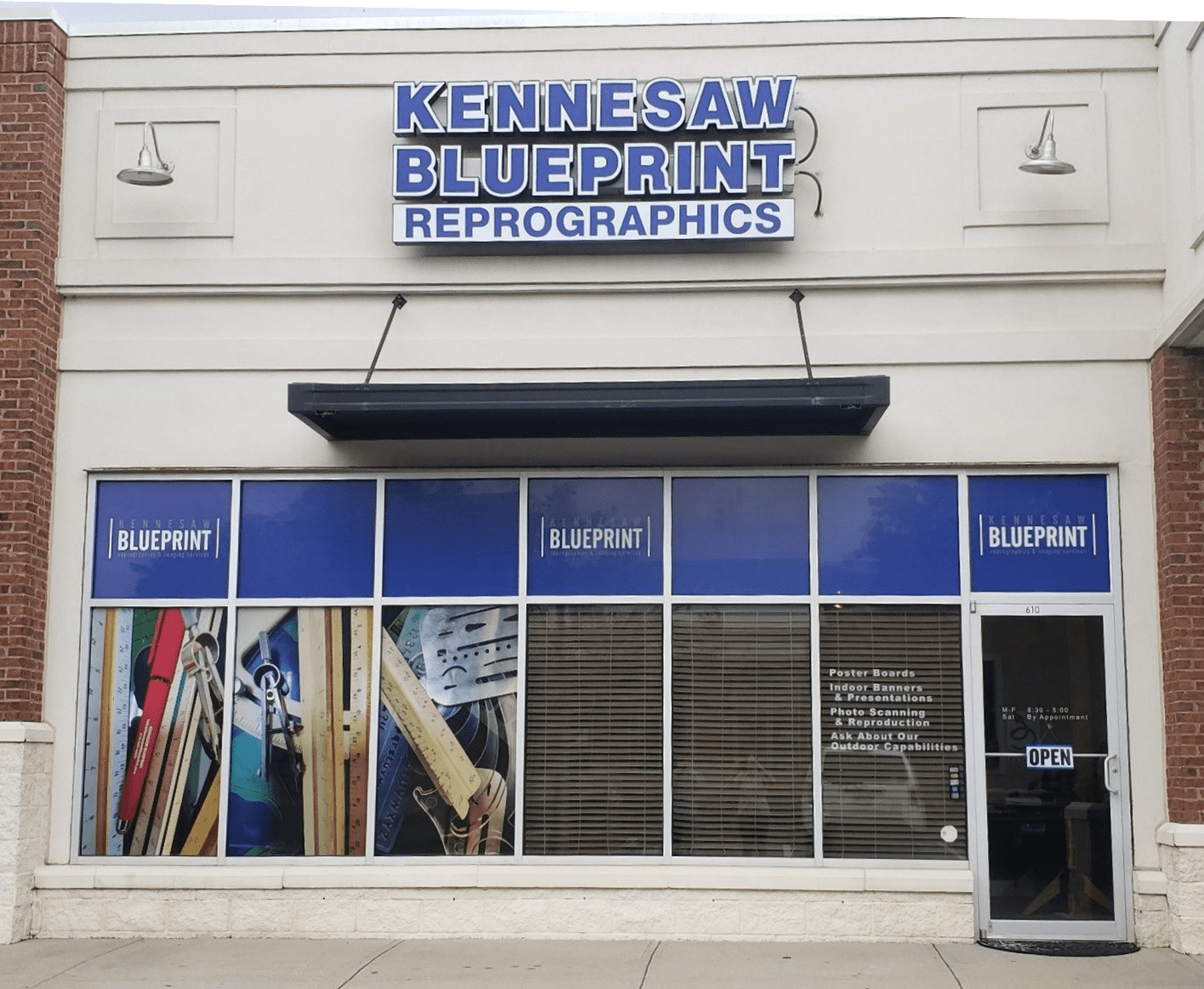 Kennesaw Blueprint Reprographics storefront